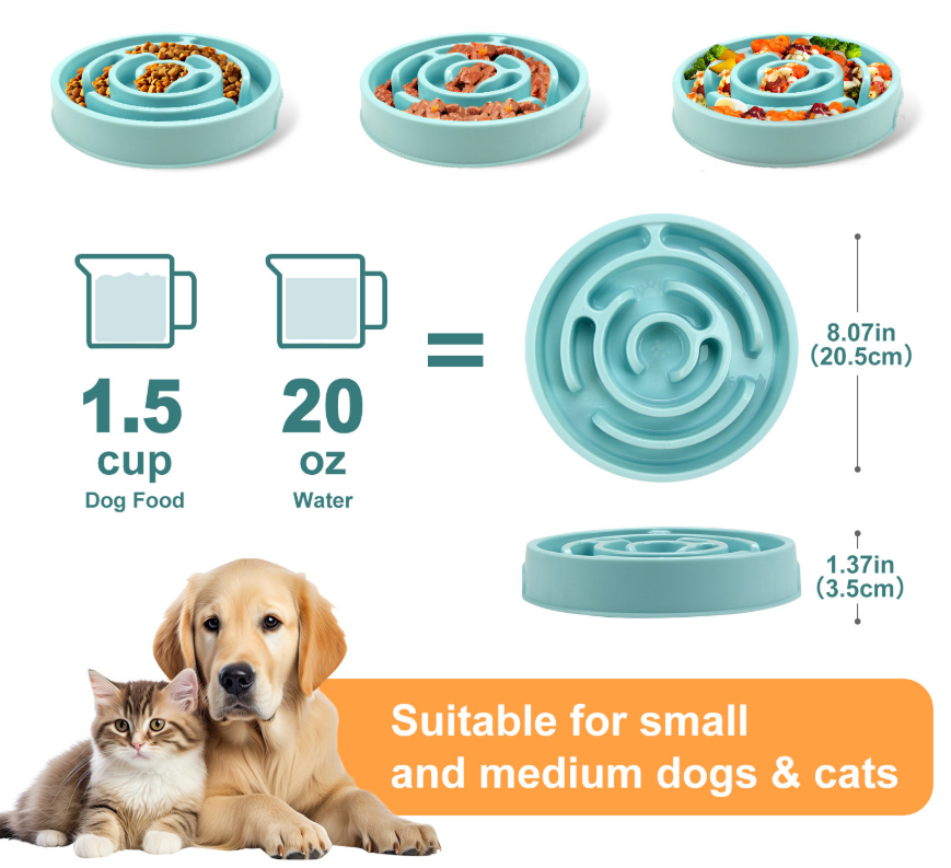 Slow Feeder Dog Bowl - Non-Sli - Slow Feeder Dog Bowl incelemesi ve fiyatı
