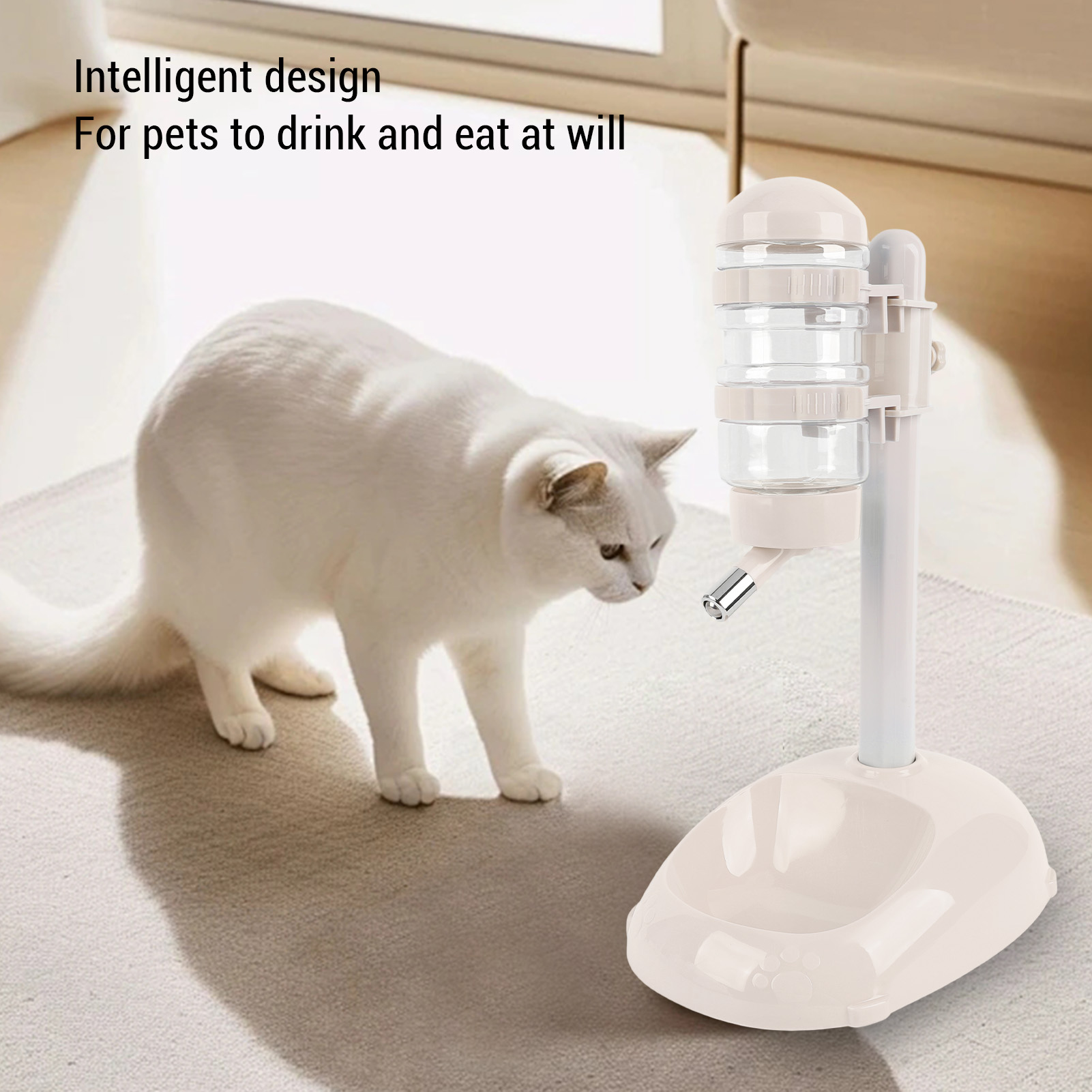 Bowl Bottle Standing Dispenser - Slow Feeder Dog Bowl incelemesi ve fiyatı