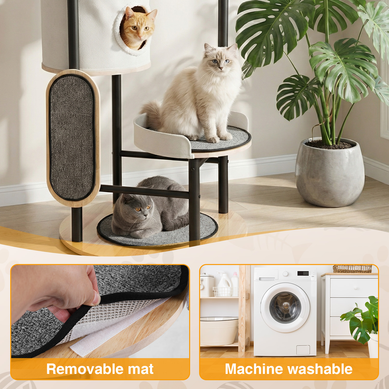 66-Inch Cat Tree with Scratchi - Pet X Supplies & Tack Reviews incelemesi ve fiyatı