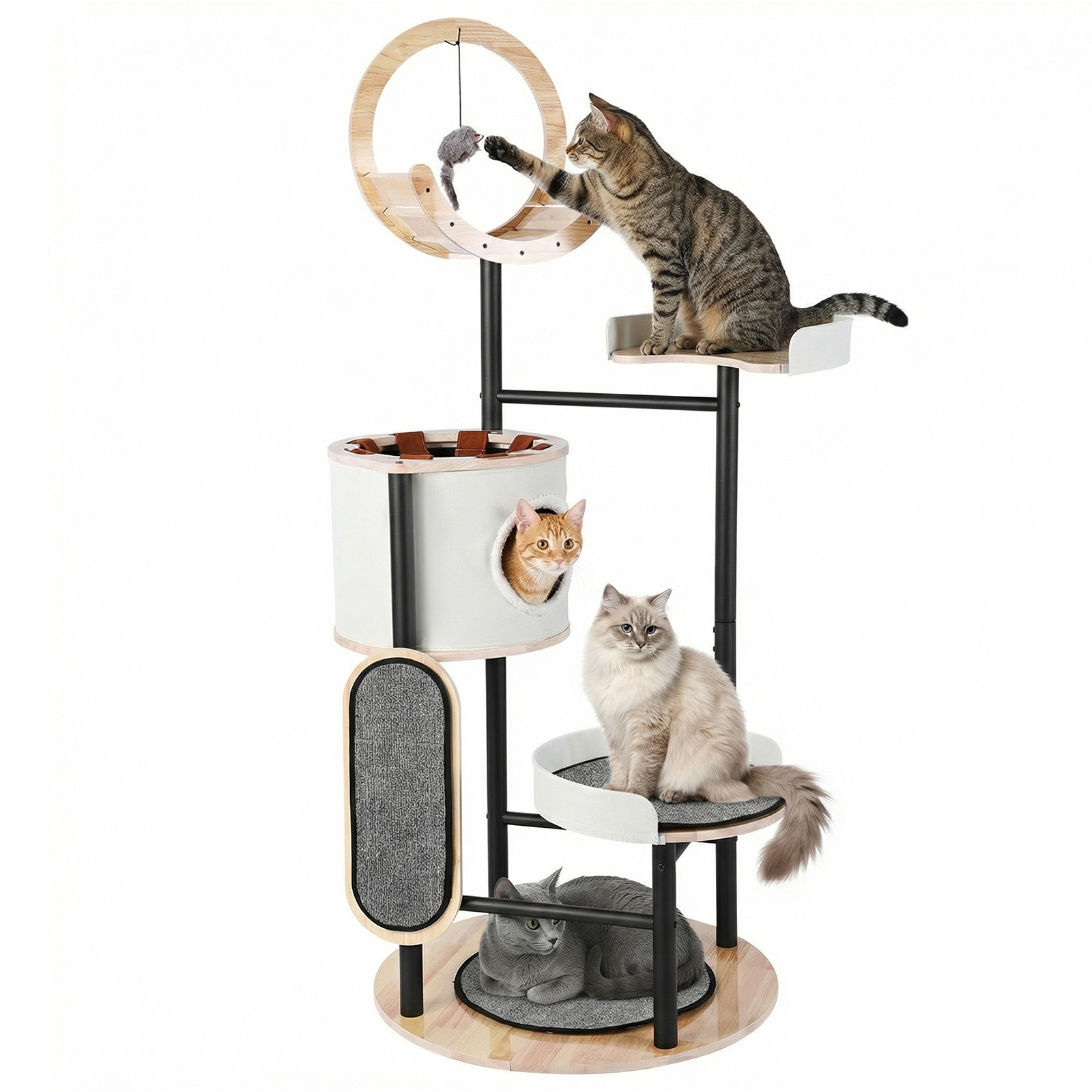66-Inch Cat Tree with Scratchi - Pet X Supplies & Tack Reviews incelemesi ve fiyatı
