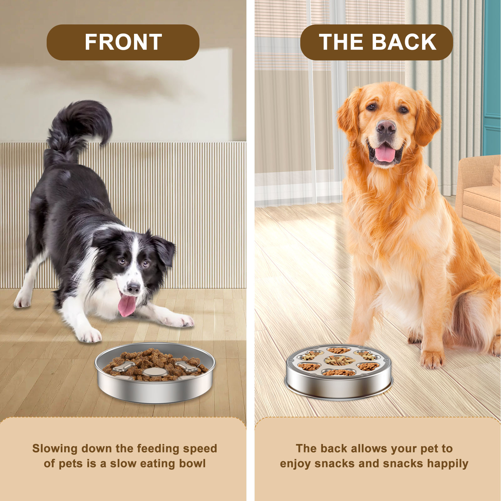 Stainless Steel Slow Feeder Do - Slow Feeder Dog Bowl incelemesi ve fiyatı