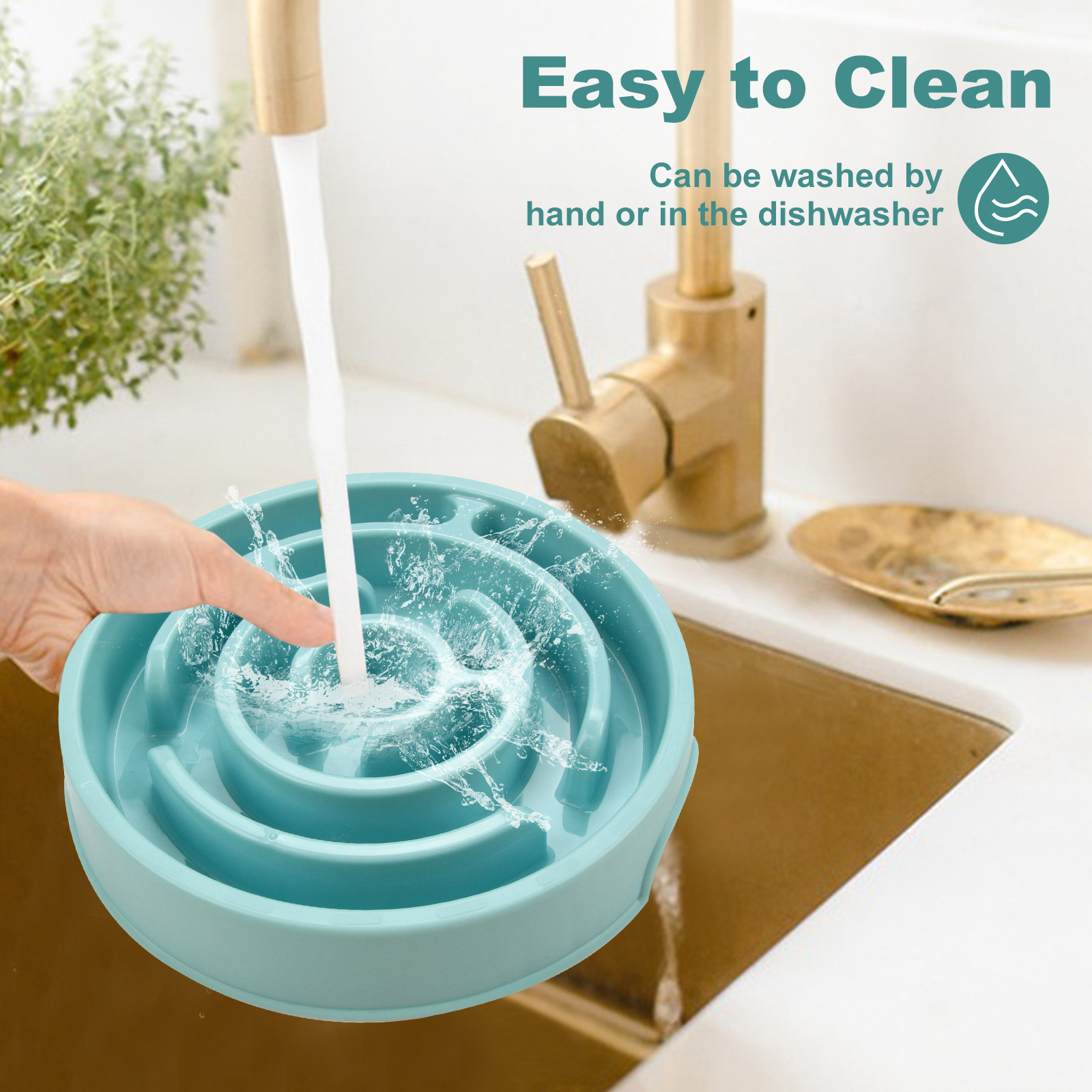 Pet Slow Food Bowl - Non slip  - Slow Feeder Dog Bowl incelemesi ve fiyatı