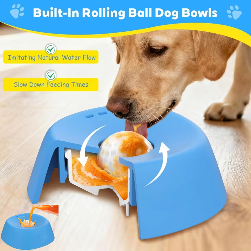 Liquid Slow Dog Bowls  Anti-sl - Slow Feeder Dog Bowl incelemesi ve fiyatı