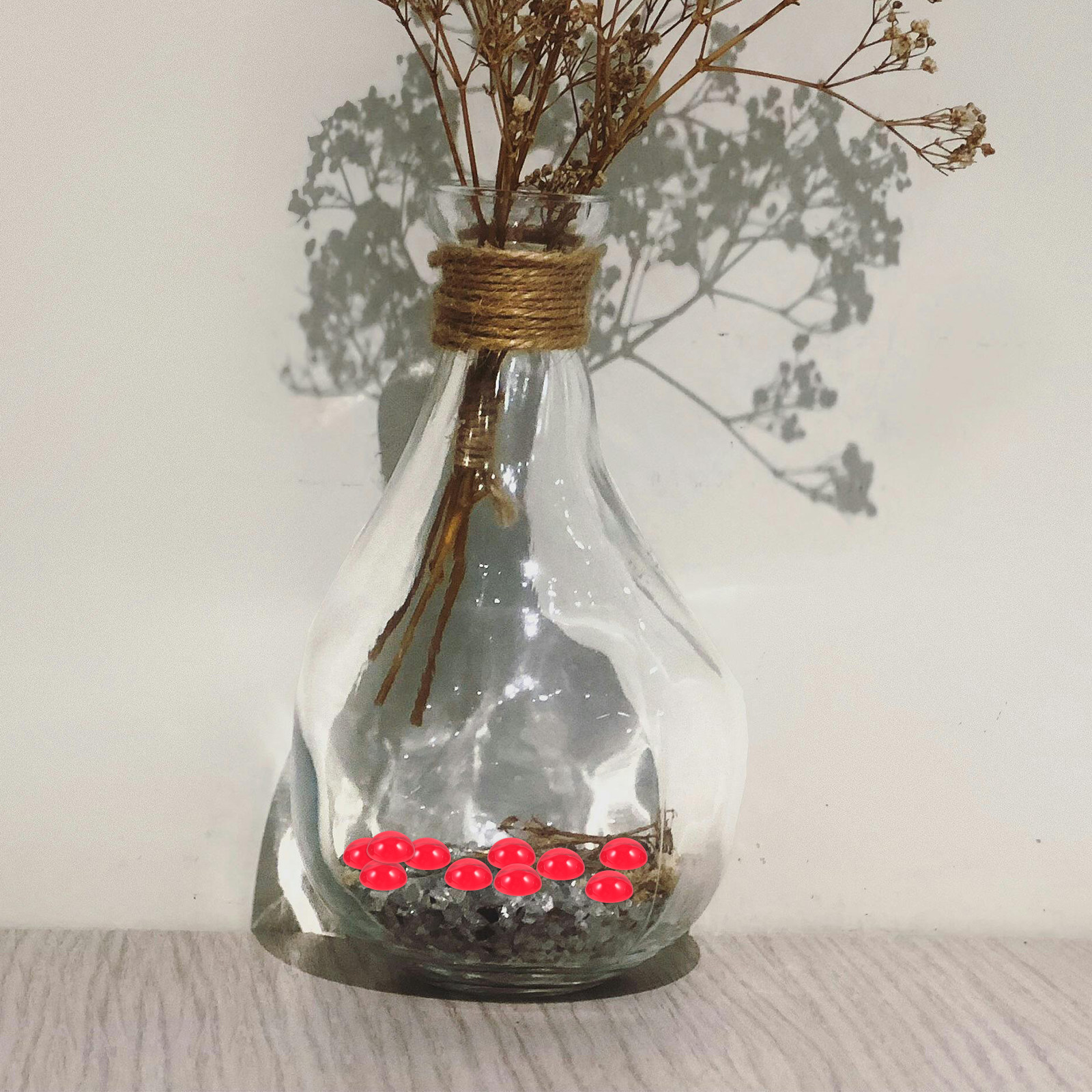 50Pcs Red Flat Bottom Glass Be - Aquarium Fish Tank incelemesi ve fiyatı