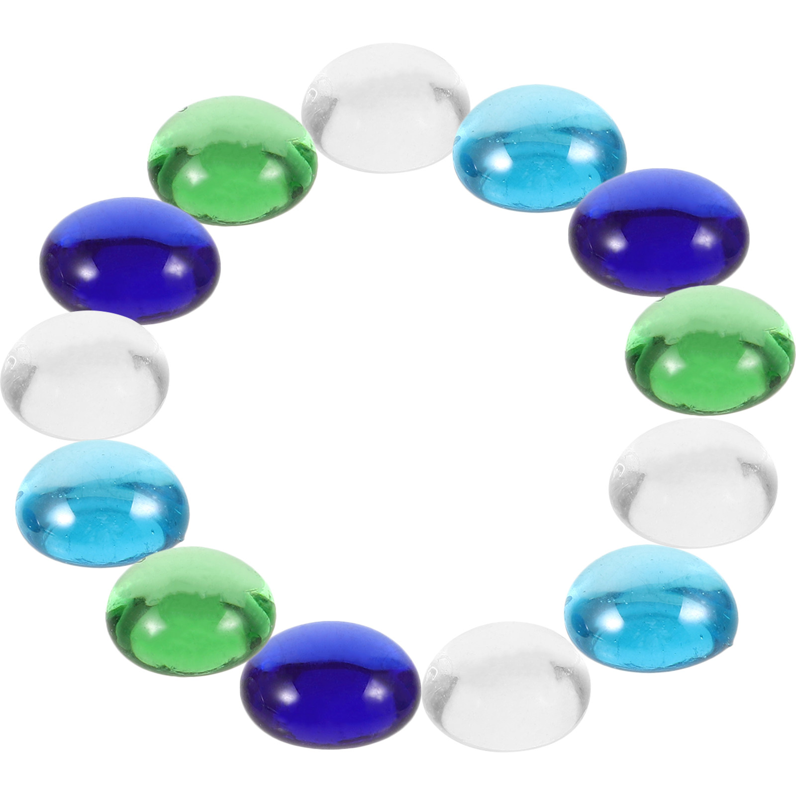 1Set Colorful Glass Beads Flat - Aquarium Fish Tank incelemesi ve fiyatı