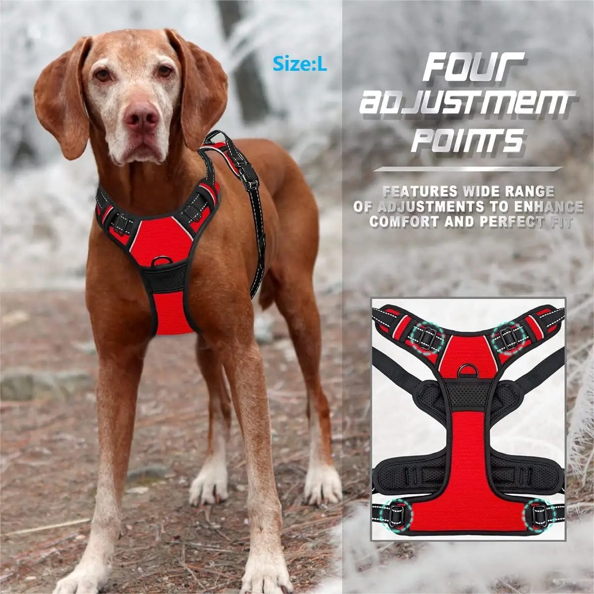 Dog Collar, Harness, Large Ves - Pet Supplies Pet Shop incelemesi ve fiyatı