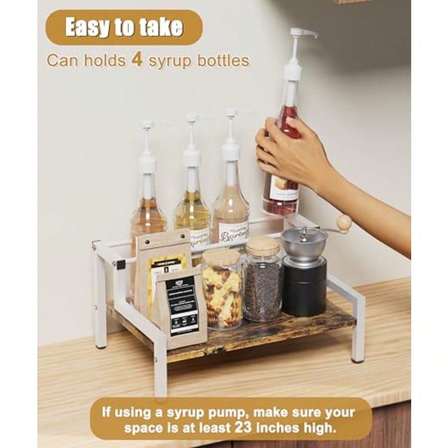 Coffee Syrup Rack Organizer Fo - Pet Supplies Pet Shop incelemesi ve fiyatı
