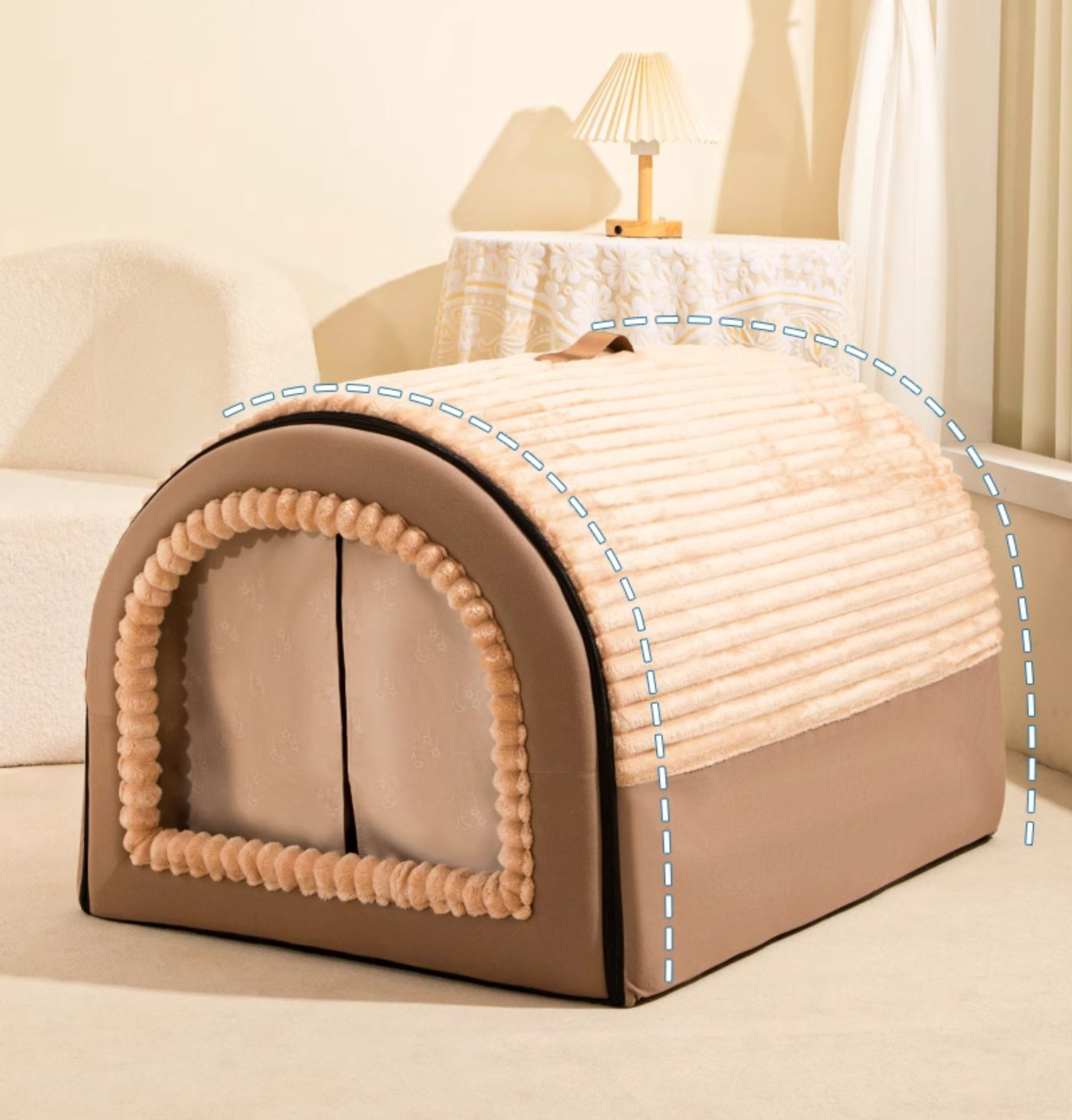 Warm Winter Pet Bed Foldable S - Pet Supplies Dog Wash incelemesi ve fiyatı