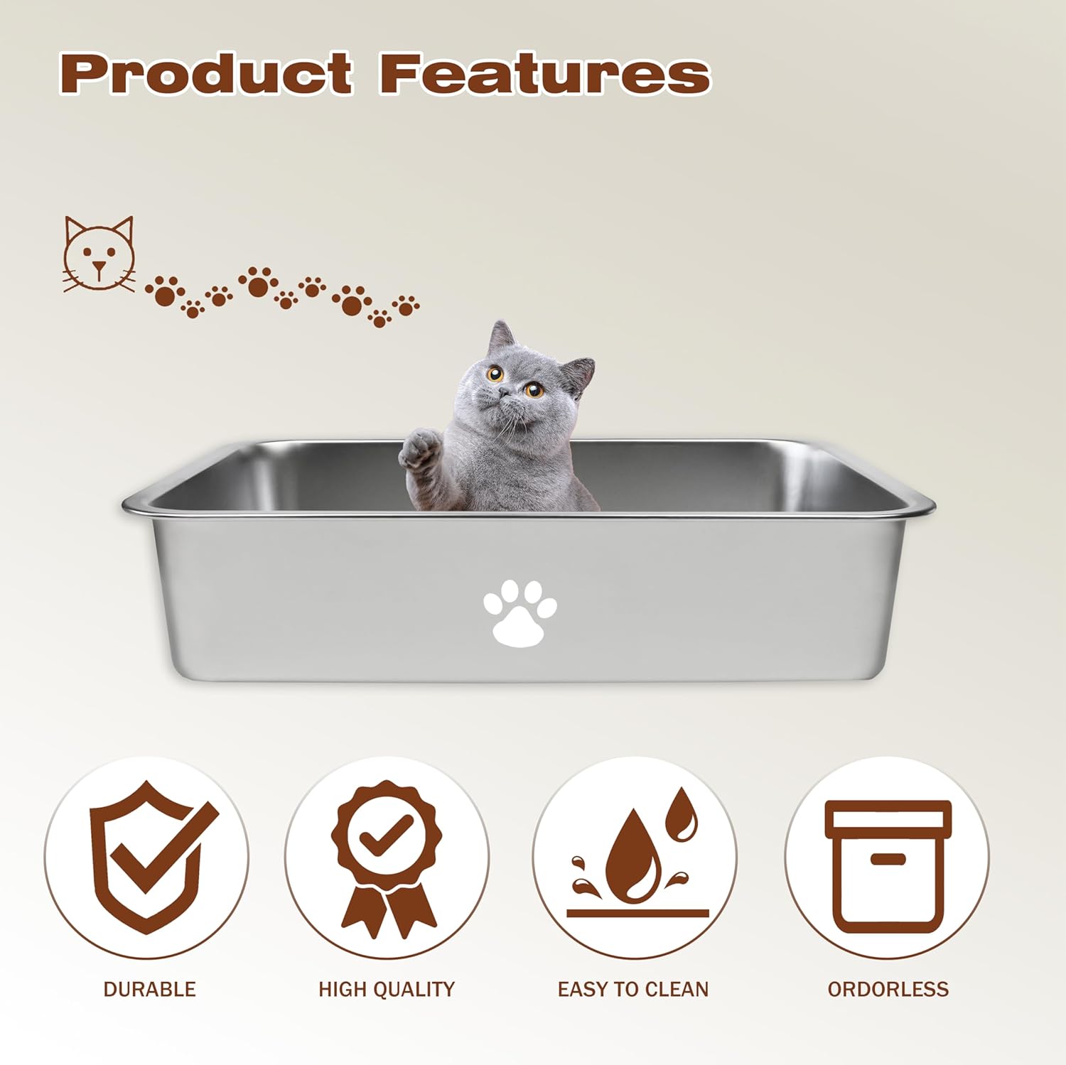 Stainless Steel Cat Litter Box - Pet X Supplies & Tack Reviews incelemesi ve fiyatı