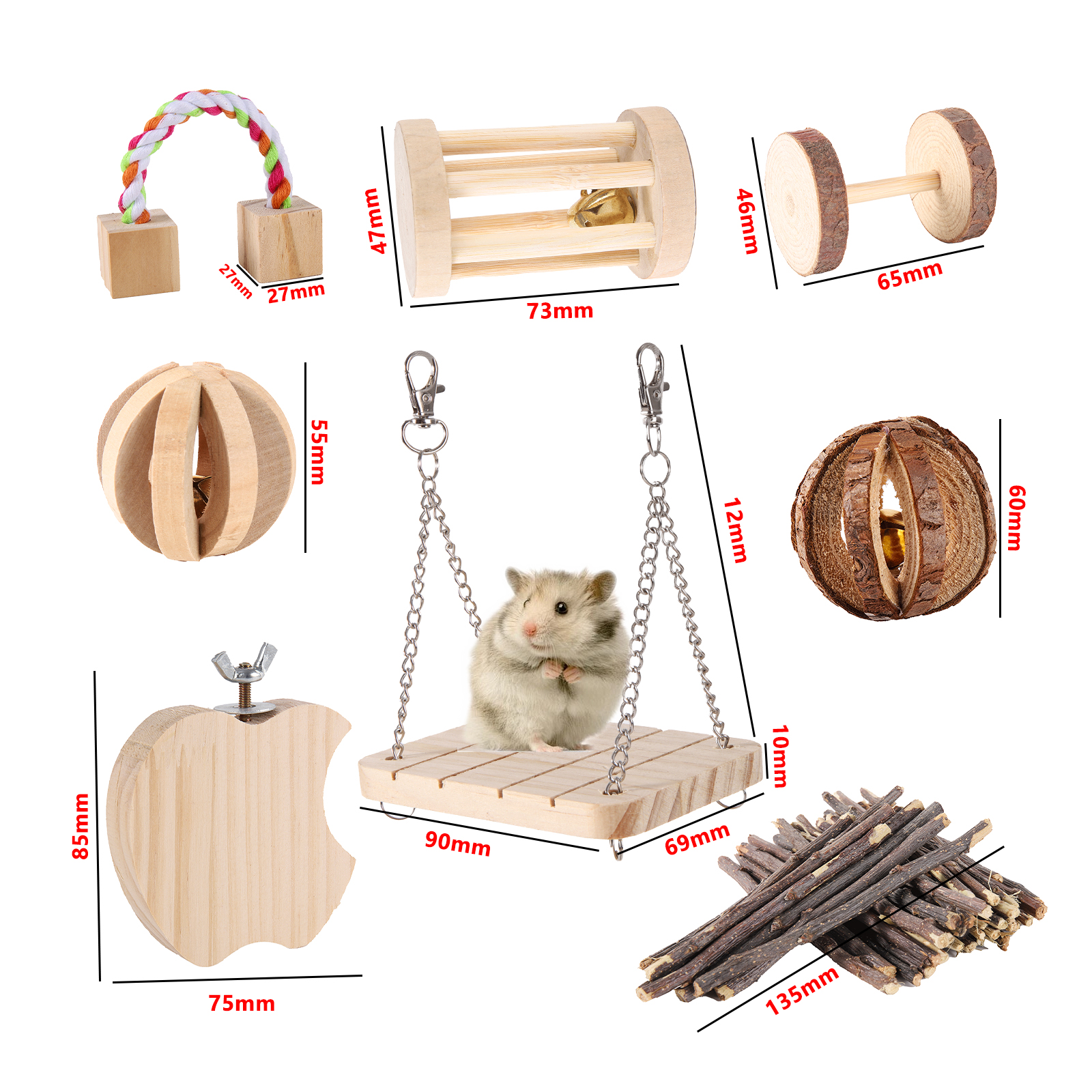 Hamster Petkit Natural Wooden  - Pet Supplies Pet Shop incelemesi ve fiyatı