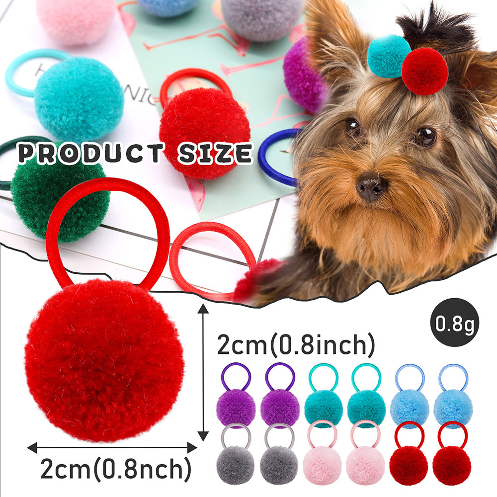 10PCS Hair Rubber Dog Accessor - Pet Supplies Pet Shop incelemesi ve fiyatı
