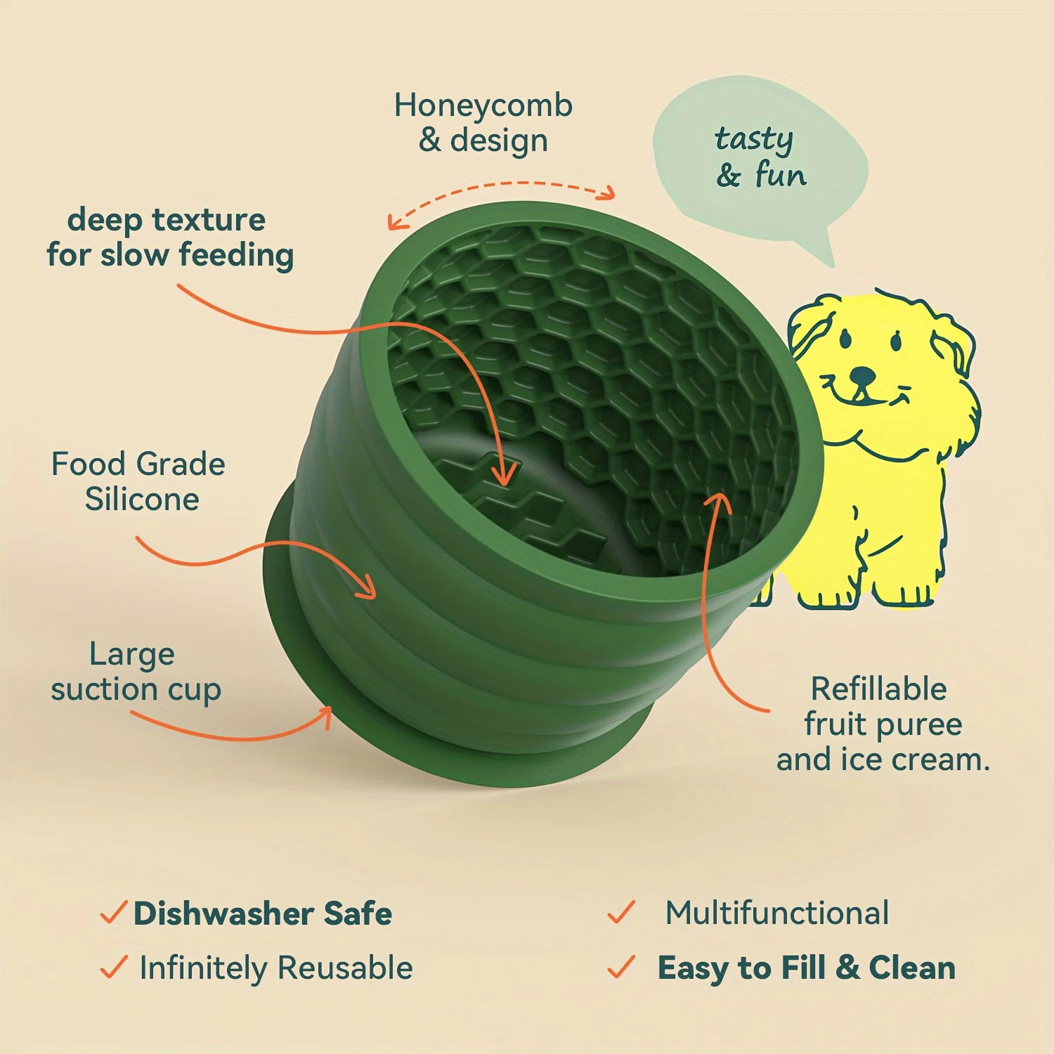 Silicone Slow Feeder Dog Bowl  - Slow Feeder Dog Bowl incelemesi ve fiyatı